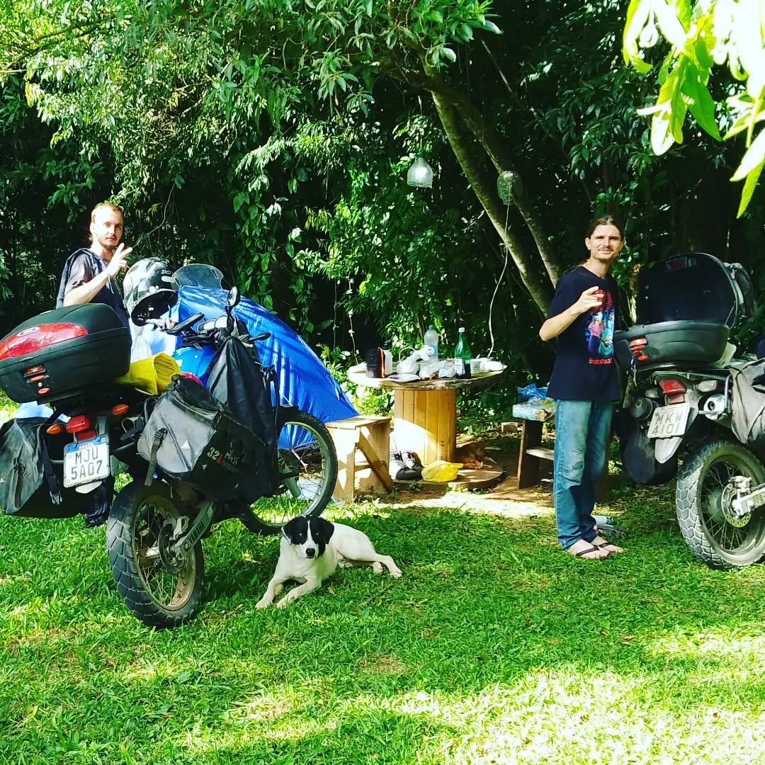 Área de lazer do camping