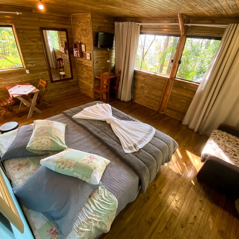 Chalé Bem-te-vi - Vista interna